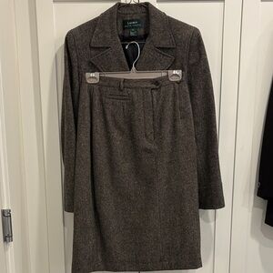 Lauren Ralph Lauren Wool Skirt & Jacket Suit
